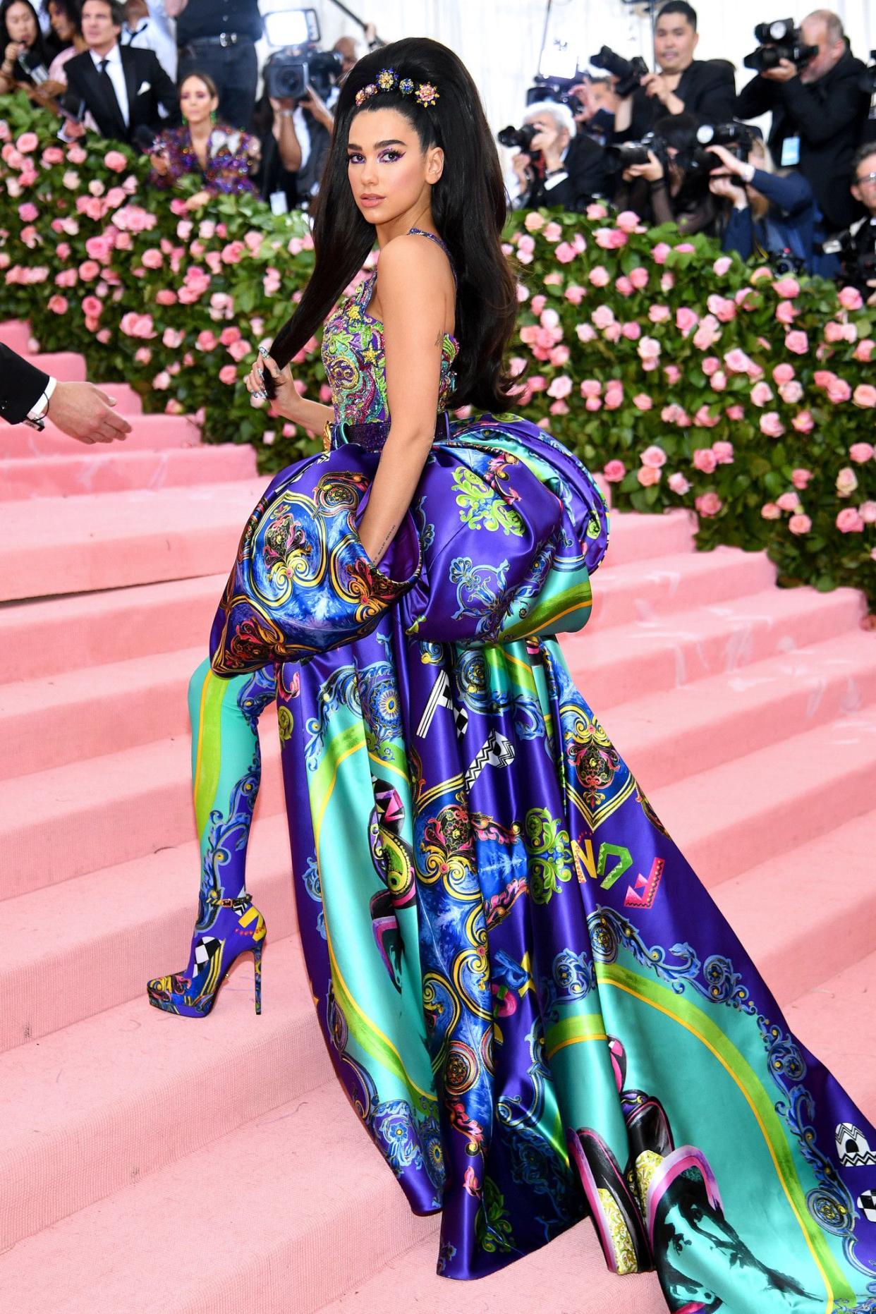 Dua Lipa attends The 2019 Met Gala Celebrating Camp: Notes on Fashion at Metropolitan Museum of Art on May 06, 2019 in New York City.