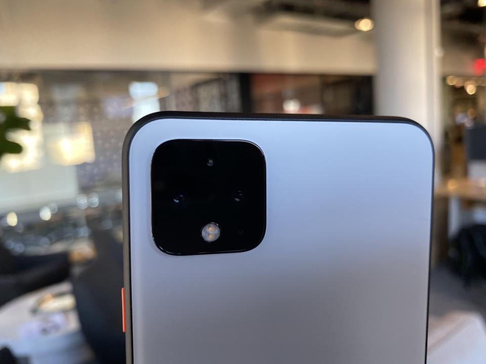 The Pixel 4 sports two cameras: a wide-angle option, and a telephoto lens. (Image: Howley)