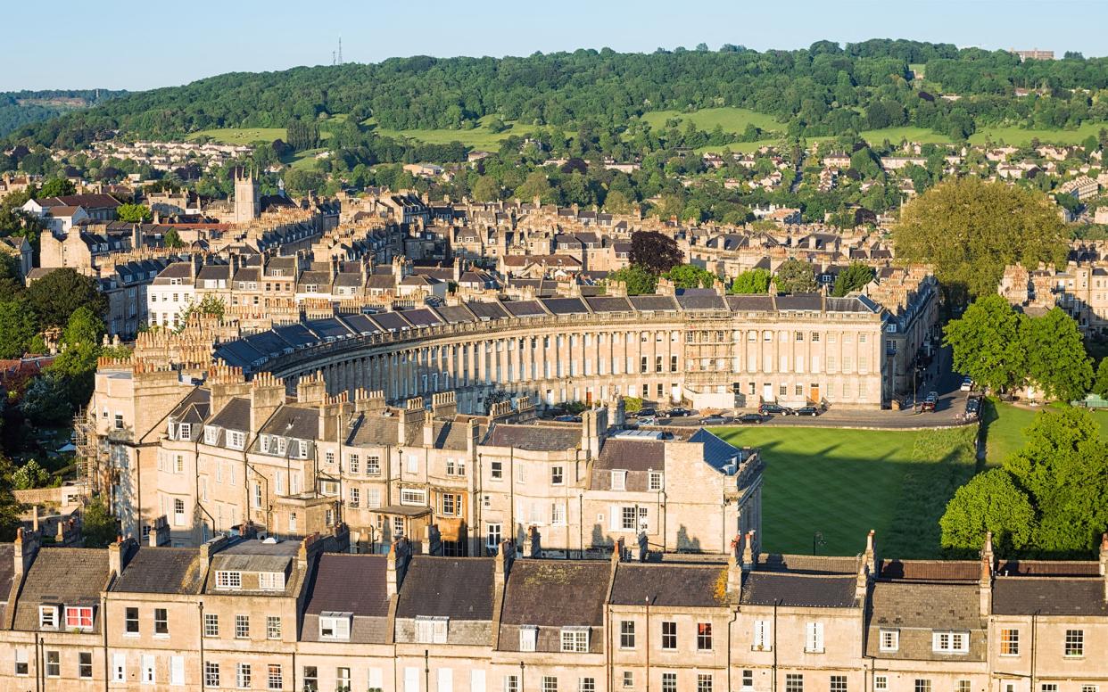 The photogenic Georgian architecture of Bath has a warm, sunny glow - George Clerk