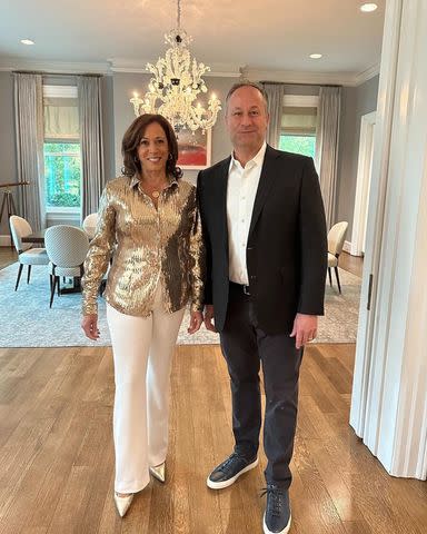 <p>Kamala Harris Instagram</p> Kamala Harris' Beyonce tour outfit