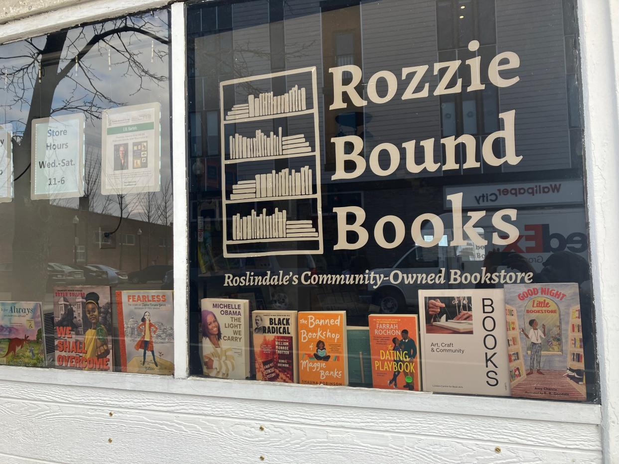 Rozzie Bound Co-Op in Roslindale, Massachusetts is a general interest bookstore, but one that emphasizes books by historically marginalized authors.