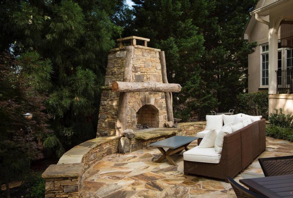 Fire pits are popular options for transforming outdoor spaces, said George Crump, a Charlotte-area design consultant with The Stone Man.