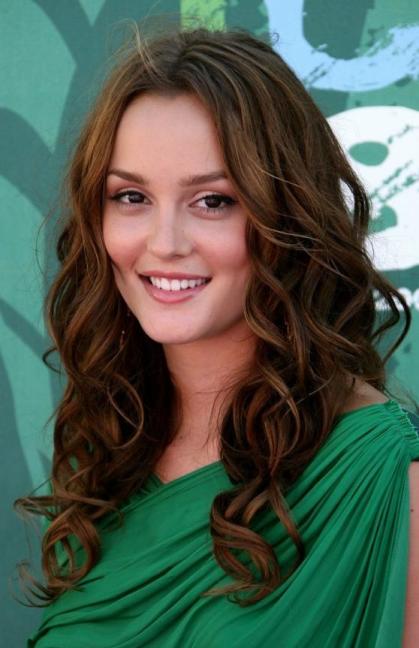 Leighton Meester's perfect curls are actually easy to acheive. Photo by Getty Images.
