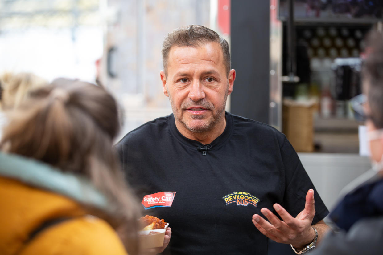 Willi Herren bei der Eröffnung von 