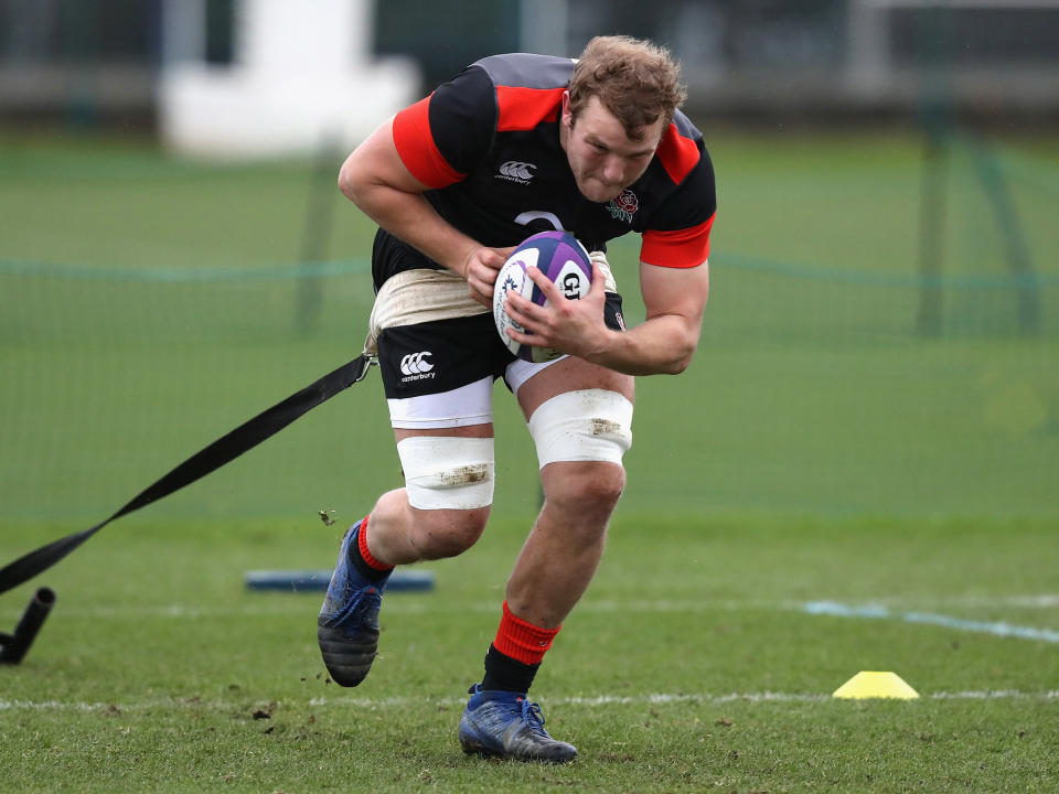 Joe Launchbury will reach 50 international caps if he faces Scotland on Saturday: Getty