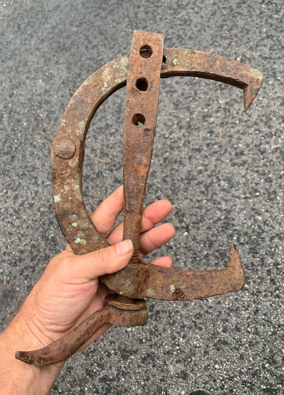 I still suspect the unidentified tool was used by a farrier. I do not think it was used to handle blocks of ice. We will post the photograph of the mystery tool once again, and see if we get a better response, and perhaps find out what it was used for.