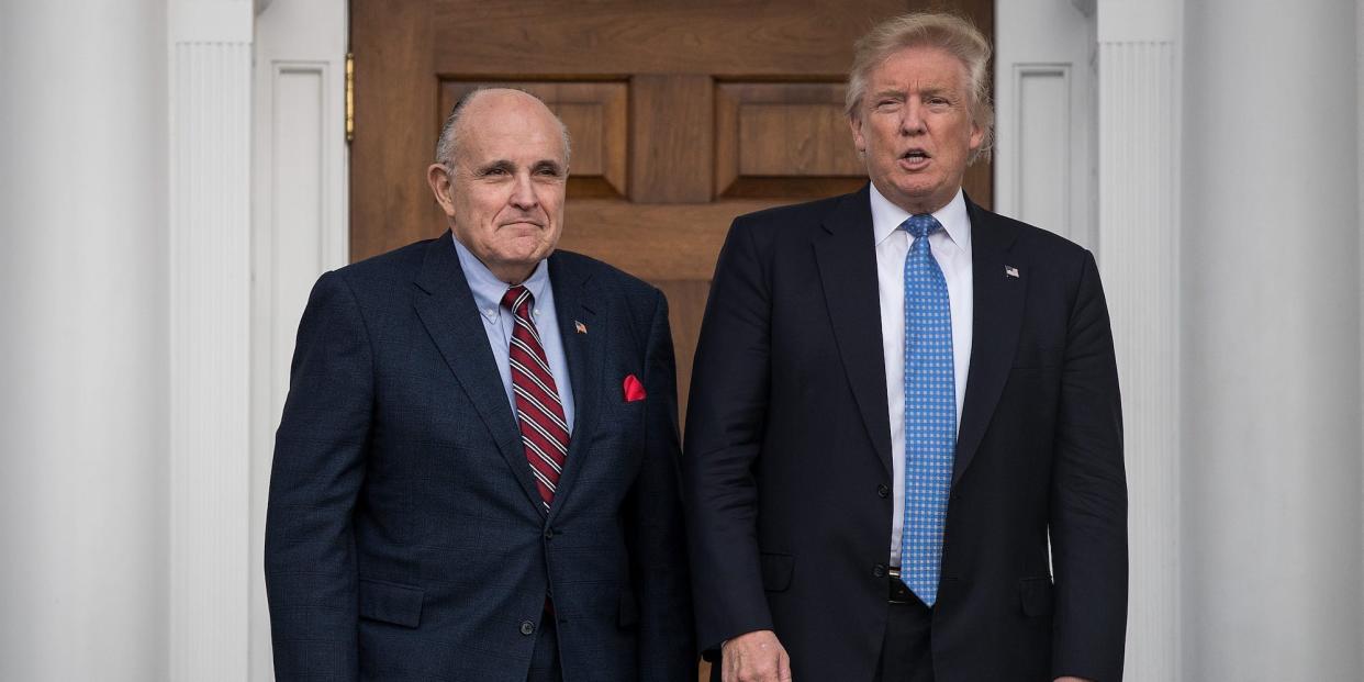 Rudy Giuliani Donald Trump