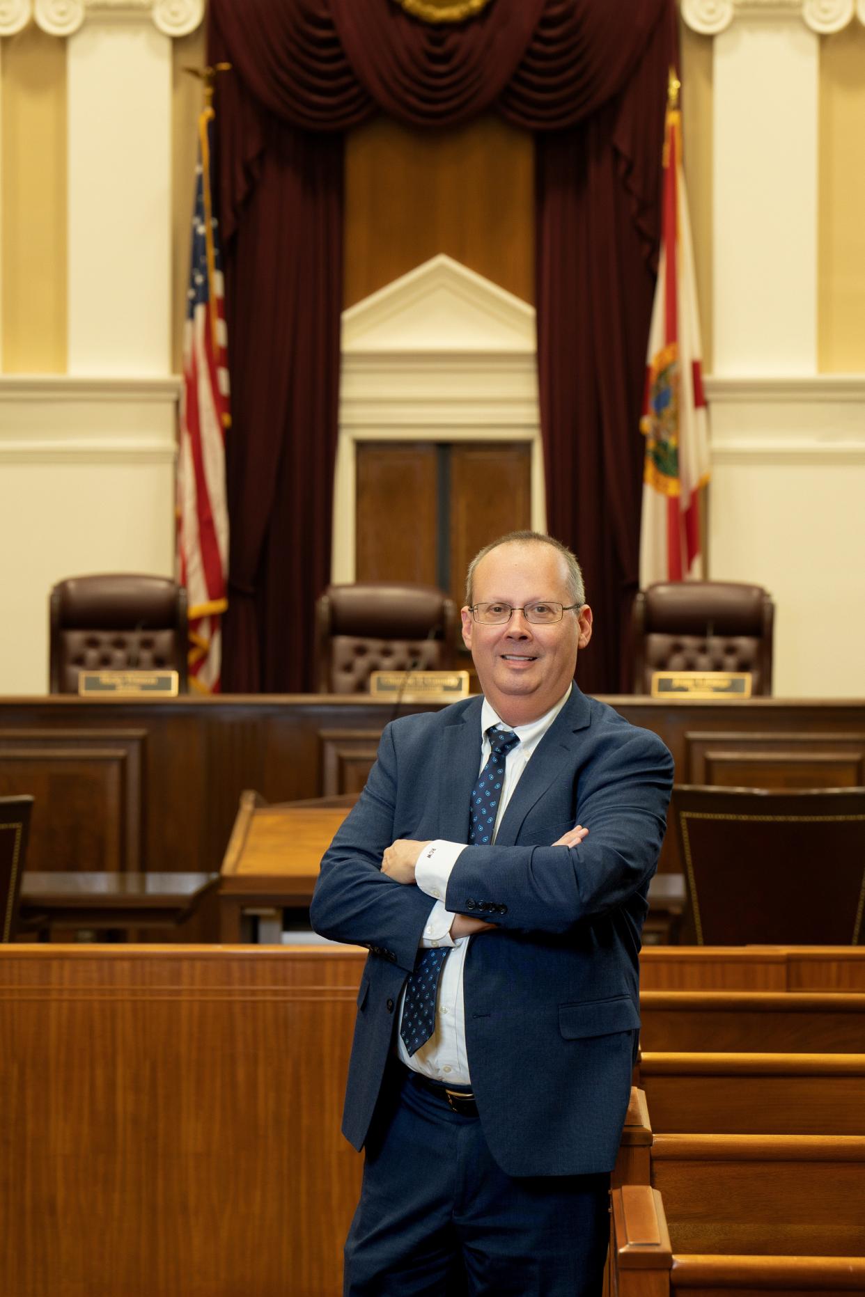 Retiring Florida Supreme Court spokesman Craig Waters