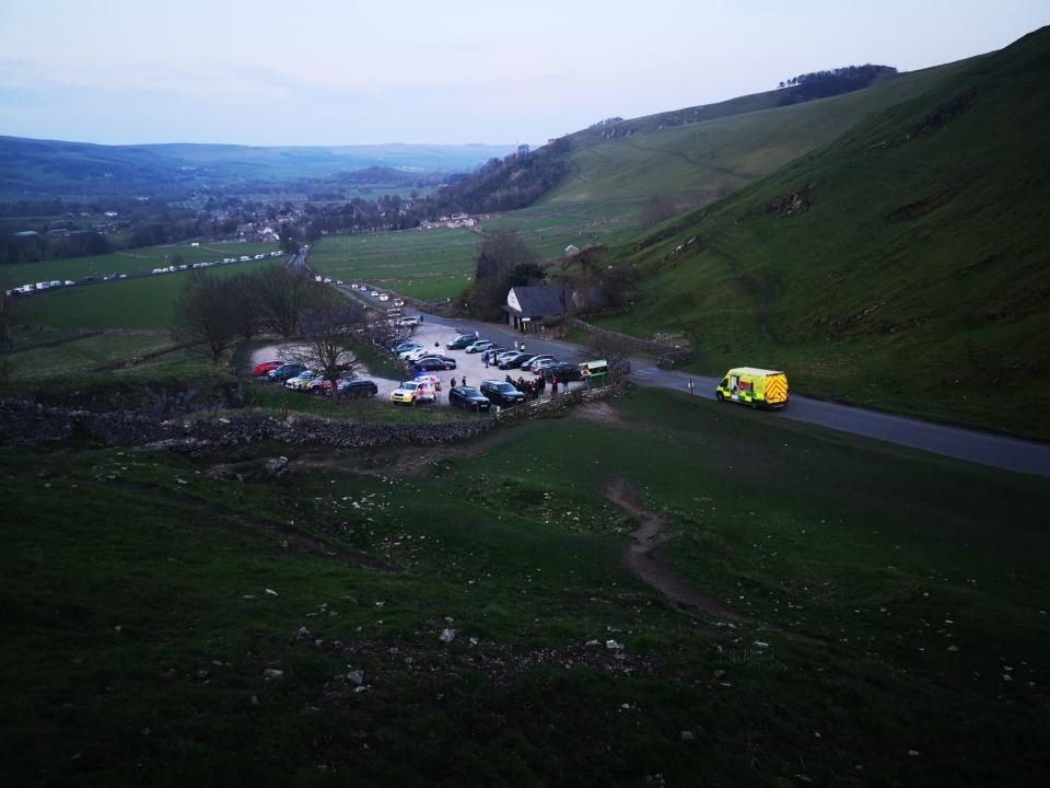 A walker has died after sustaining a 'serious head injury' in a fall near a popular Peak District attraction.

