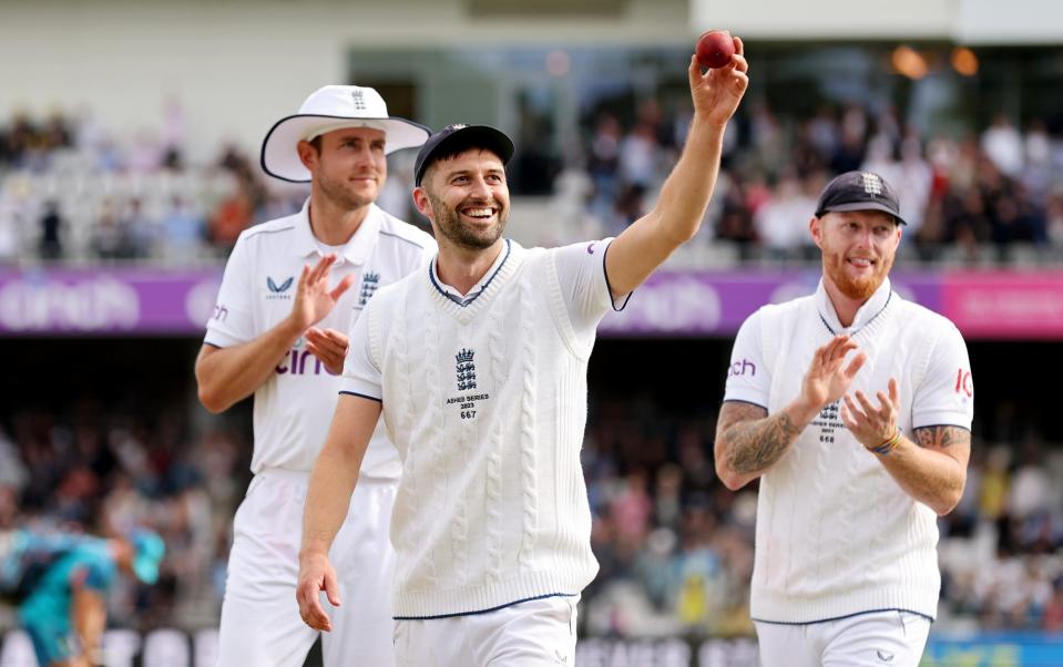 Mark Wood keeps the matchball