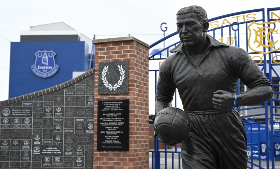Goodison Park, Everton's home ground: AFP via Getty Images