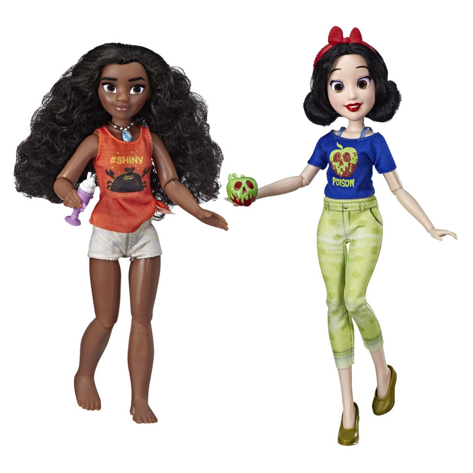 Moana and Snow White as they appear in <em>Ralph Breaks the Internet.</em> (Photo: Hasbro)