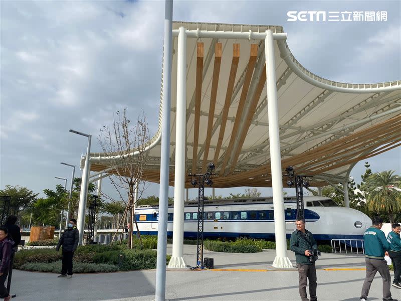 台南花魁車地景公園。（圖／記者楊晏琳攝影）