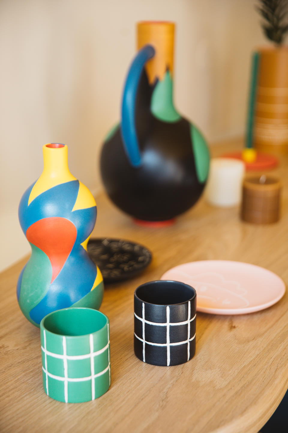 Ceramic designs in the Maison Matisse boutique in Paris. - Credit: Clément Savel/Courtesy of Maison Matisse