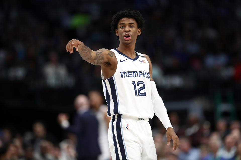 Ja Morant is a problem for everyone, including the Lakers. (Ronald Martinez/Getty Images)