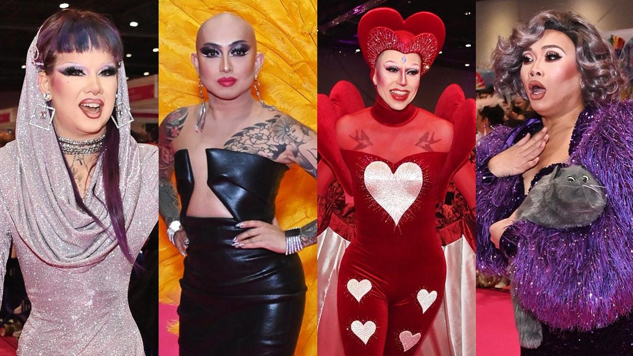 Photo Gallery Dragcon UK 2024 Queens Walk Willow Pill Ongina Vicki Vivacious Jujubee