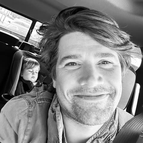 <p>Zac Hanson Instagram</p> Zac Hanson and his son Quincy Joseph Thoreau Hanson.