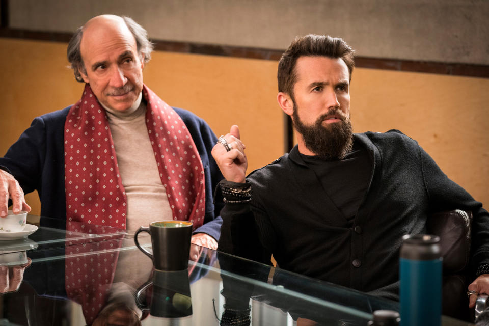 F. Murray Abraham and Rob McElhenney in 'Mythic Quest.'