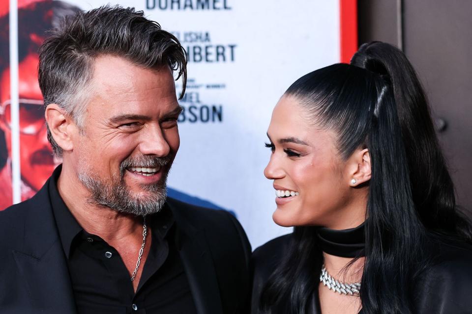 American actor Josh Duhamel and wife/American model, television host and beauty pageant titleholder - Miss World America 2016 Audra Mari arrive at the World Premiere Of Redbox Entertainment and Quiver Distribution's 'Bandit' held at the Harmony Gold Theater on September 21, 2022 in Los Angeles, California, United States. World Premiere Of Redbox Entertainment and Quiver Distribution's 'Bandit', Harmony Gold Theater, Los Angeles, California, United States - 21 Sep 2022