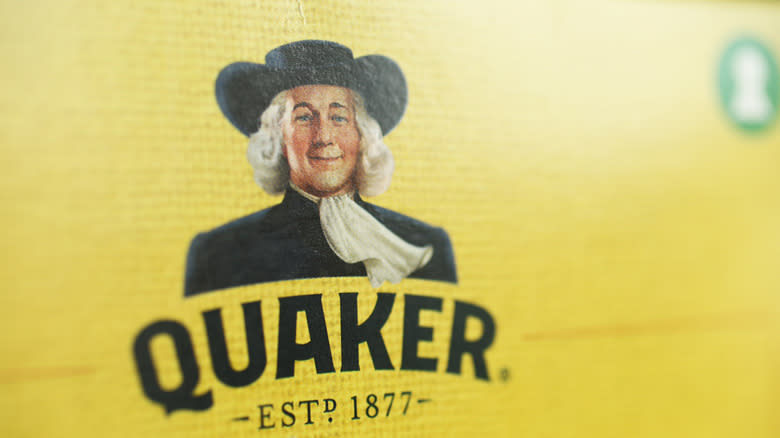 close up of quaker oat mascot