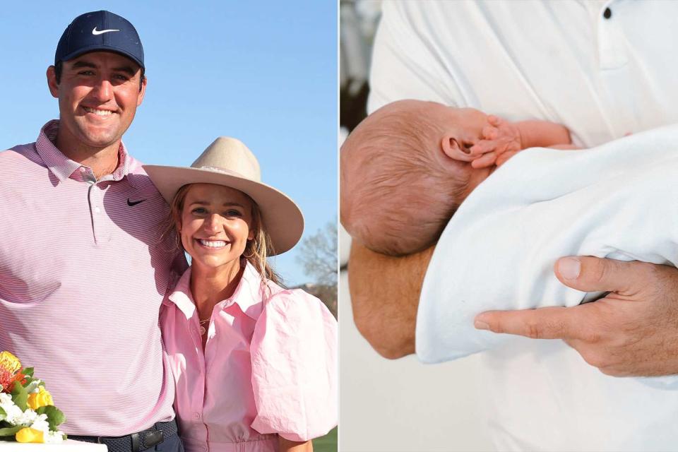 <p>Scottie Scheffler/instagram</p> Scottie Scheffler, wife Meredith and newborn son, Bennett