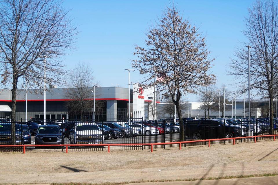 Principle Toyota is planning to relocate from East Memphis to Collierville to better serve Germantown and Collierville residents. Their current location can be seen here at 7370 Winchester Road on Friday, Feb. 23, 2024 in Memphis, Tenn.