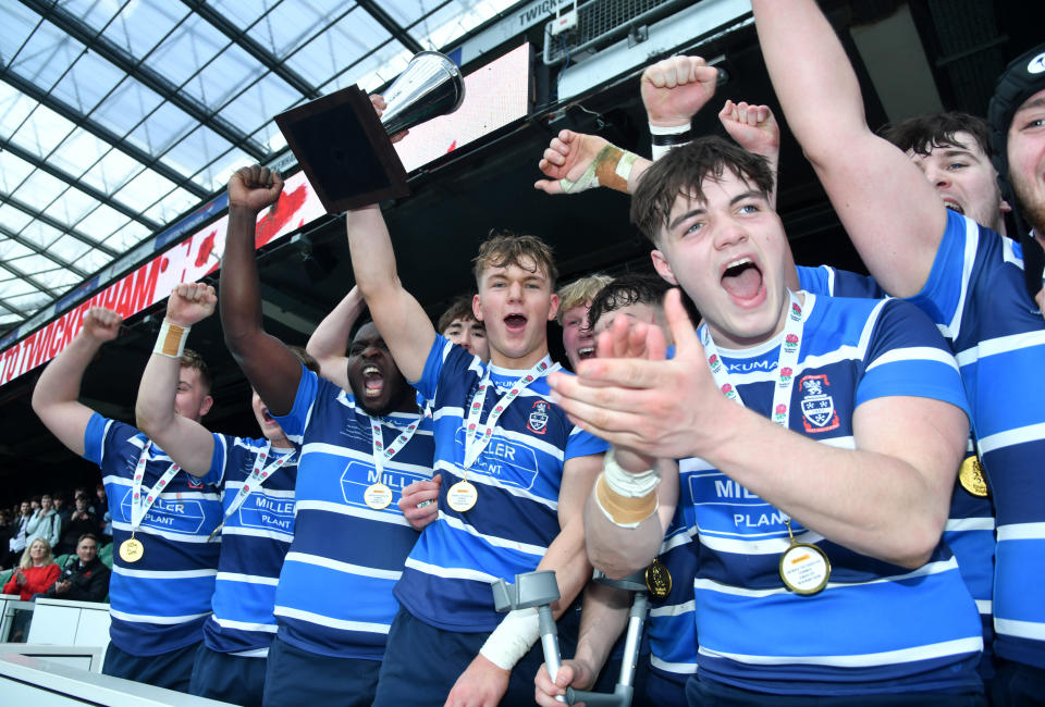 Old Swinford Hospital U18s won the Continental Tyres Schools Vase at Twickenham, under the tutelage of World Cup runner-up Shaun Perry.