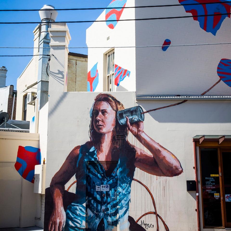 Street art in Newtown (Anna Kucera/Destination NSW)