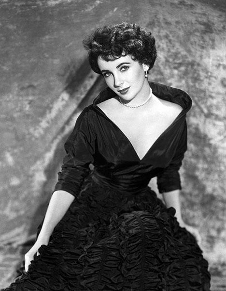 Audrey Hepburn Little Black Fringe Dress in 1950s Movie Breakfast