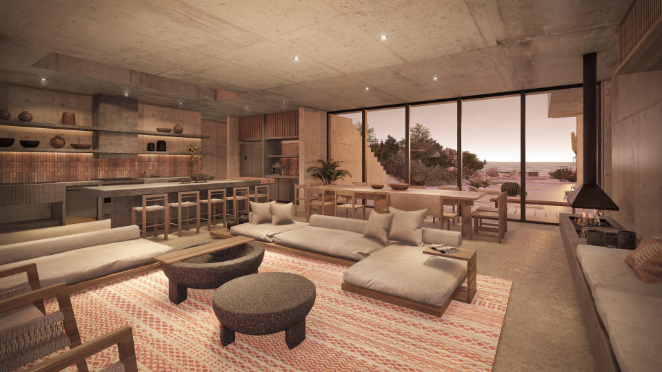 Paradero Todos Santos - planned home community - living room