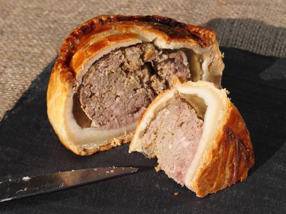 pork pie with pastry