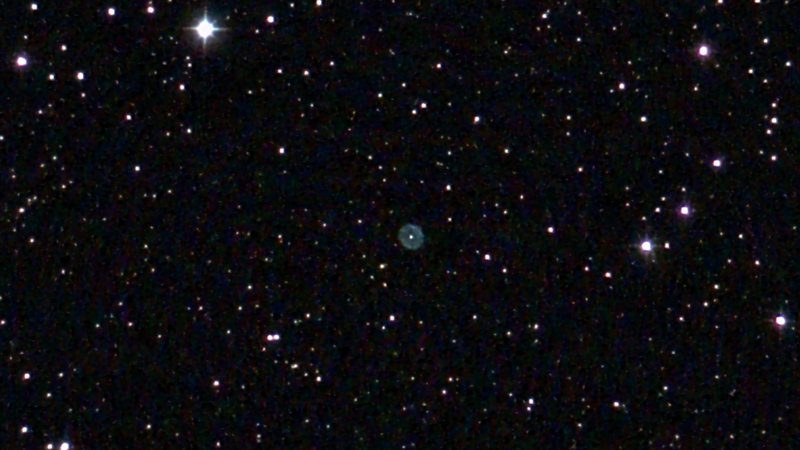 The Blue Oyster Nebula, as imaged by Odyssey Pro. I cropped this image slightly, but note the clarity and color of this dim, distant object. - Image: George Dvorsky