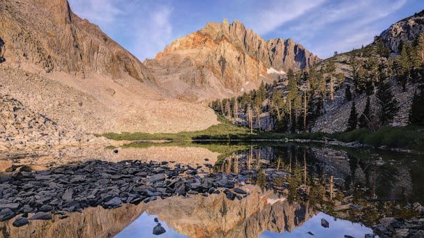 PHOTO: Pictured in this undated stock images is Red Lake and Split Mountain, in the Sierra Nevada range in California. (STOCK PHOTO/Getty Images)
