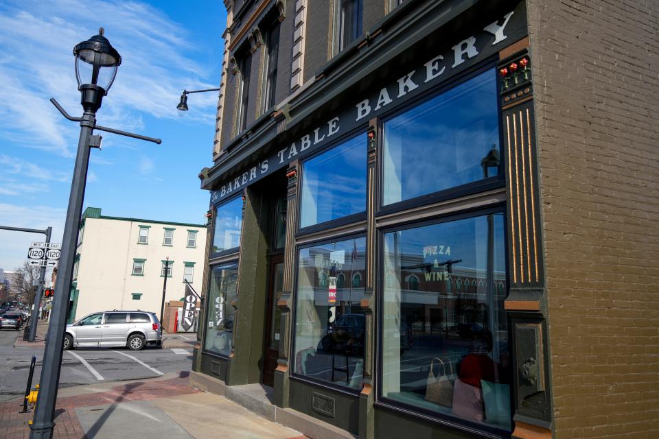 The store front on Monmouth Street at Baker’s Table Bakery in Newport.