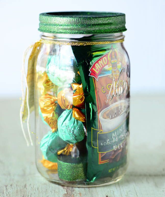 Chocolate Mint Mason Jar