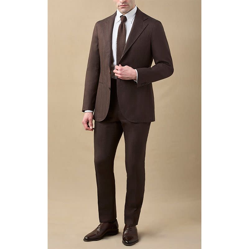 <p><a href="https://go.redirectingat.com?id=74968X1596630&url=https%3A%2F%2Fwww.spierandmackay.com%2Fproduct%2Fdk-brown-herringbone-neo-cut-suit-vbc-8936-ne02-hr01&sref=https%3A%2F%2Fwww.esquire.com%2Fstyle%2Fmens-fashion%2Fg60524002%2Fbest-affordable-suits-for-men%2F" rel="nofollow noopener" target="_blank" data-ylk="slk:Shop Now;elm:context_link;itc:0;sec:content-canvas" class="link ">Shop Now</a></p><p> Herringbone Suit</p><p>spierandmackay.com</p><p>$548.00</p>