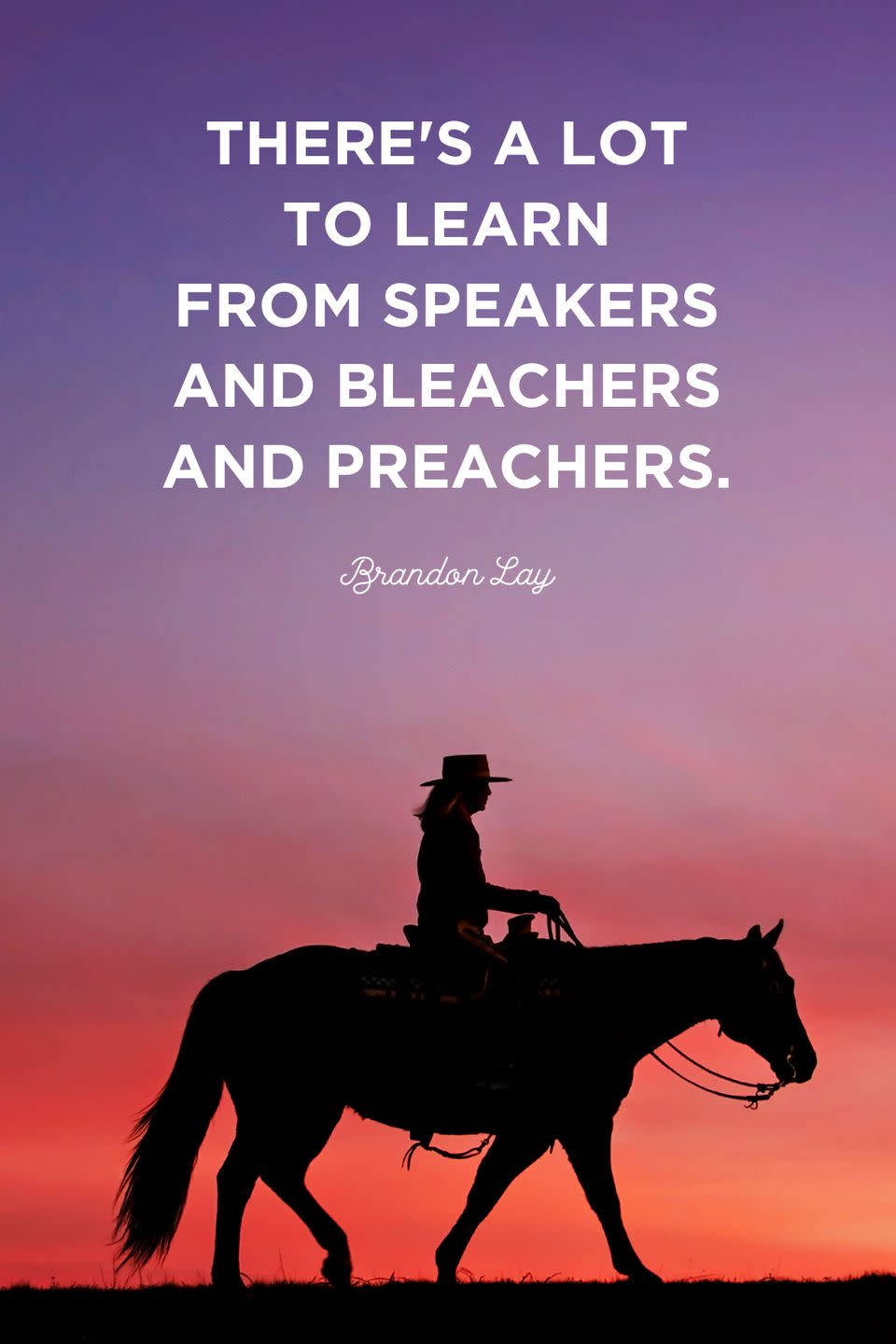 Brandon Lay, "Speakers, Bleachers and Preachers"