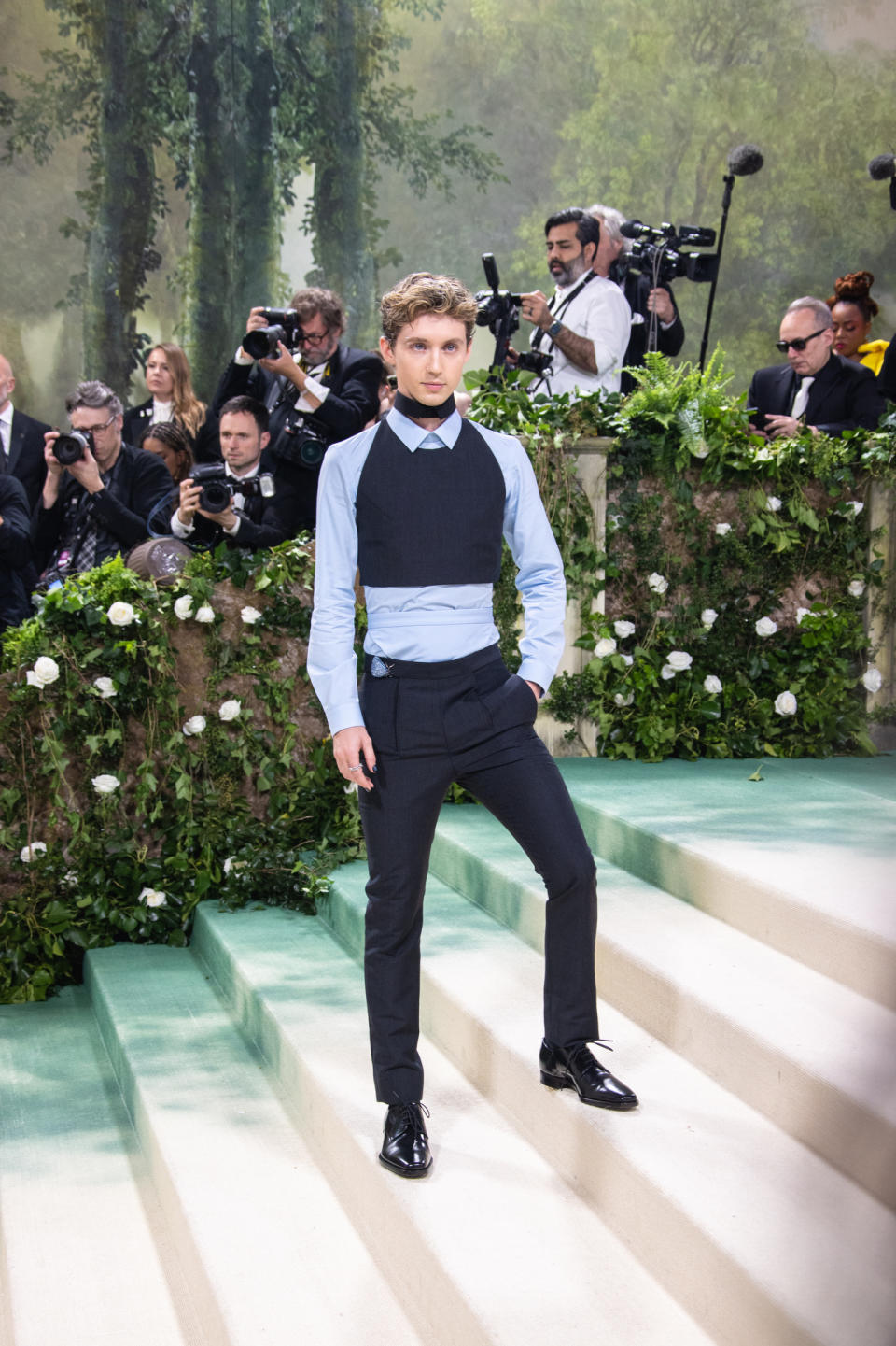 Troye Sivan at the 2024 Met Gala: "Sleeping Beauties: Reawakening Fashion" held at The Metropolitan Museum of Art on May 6 in New York City.