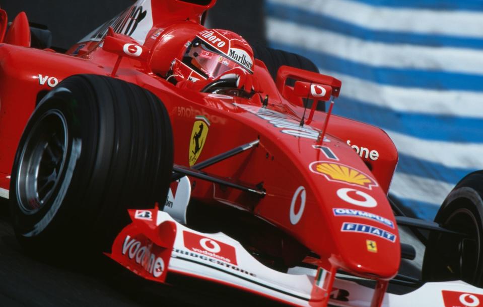 Eine Ikone im roten Rennstall: Mit Ferrari wurde Michael Schumacher fünf Mal Weltmeister. (Bild: 2015 Getty Images/Mark Thompson)