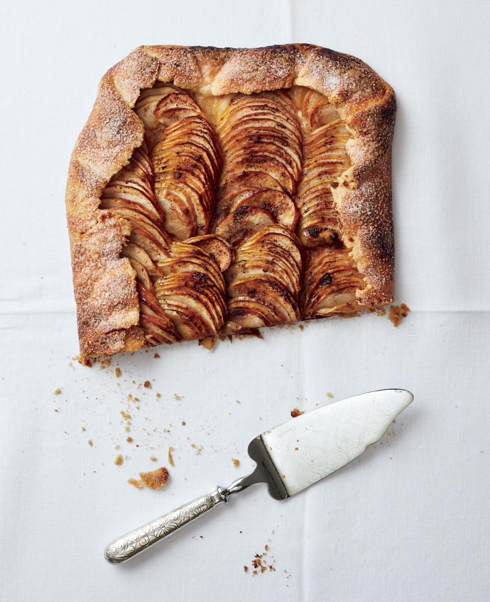 Salted-Butter Apple Galette With Maple Whipped Cream
