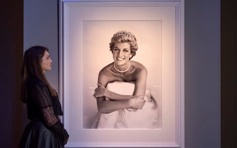 One of the photos of Diana by Patrick Demarchelier - Credit: Geoff Pugh for the Telegraph