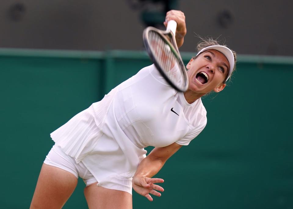 World number four Simona Halep will play on Centre Court on Monday (Adam Davy/PA) (PA Wire)