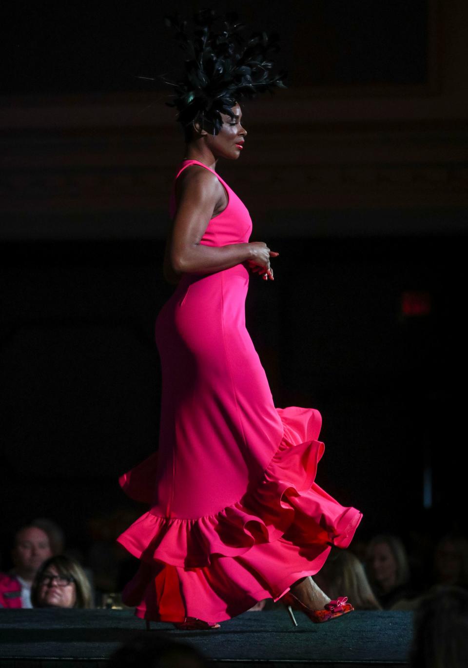 At the 2023 KDF Dillard's Fashion Show, the spring color palette features saturated, vibrant colors as well as updated twists on '90s neon. Also there's the femme fatales and ingenues, with ultra-feminine looks from edgy suits to sheer fabrics and florals. And also Red-carpet ready styles with ruffles and big bows. March 30, 2023 