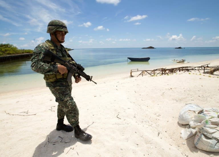 The Philippine defence department said nine outcrops "are already in our possession" including Thitu island, where the military maintains an airstrip