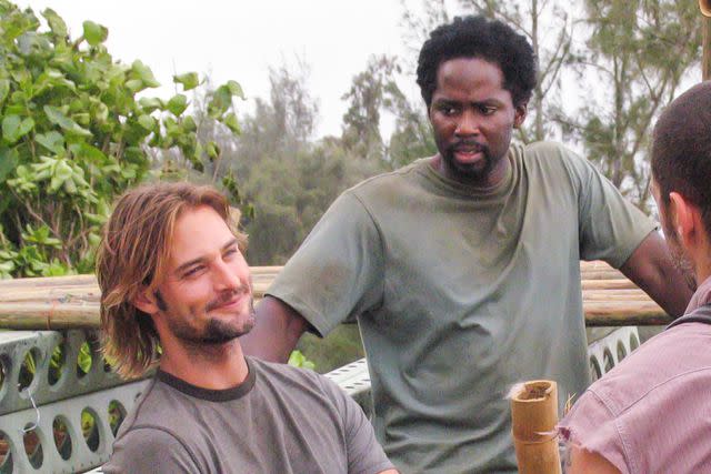 <p>Mario Perez/Disney General Entertainment Content via Getty</p> Josh Holloway and Harold Perrineau on 'Lost'