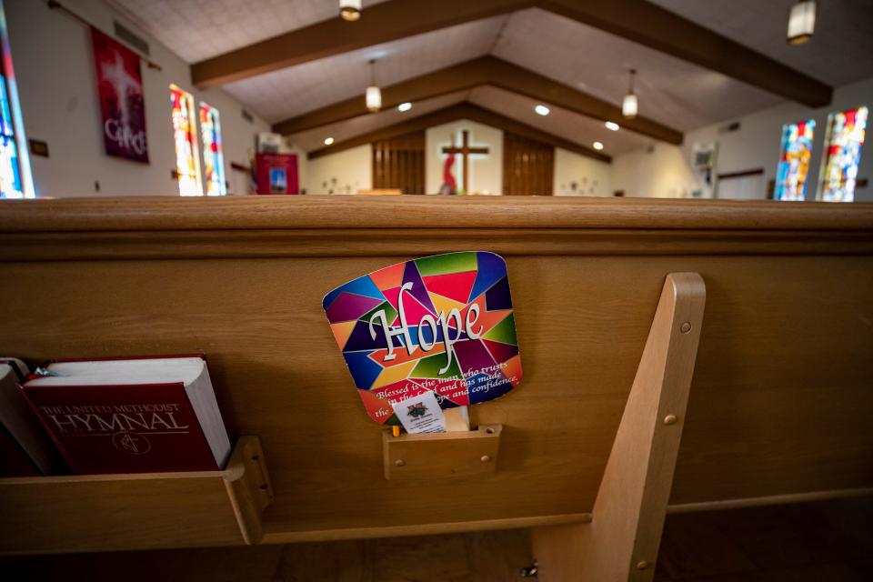 Mulberry United Methodist Church began with Sunday school classes held in a former saloon in the phosphate mining town.