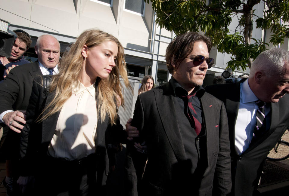 Johnny Depp et Amber Heard