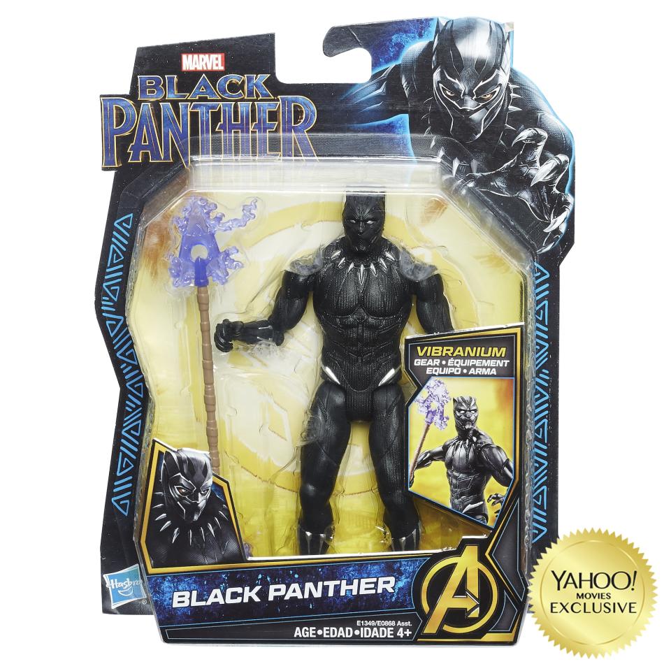 <p>This figure features the more familiar version of the Panther costume. $9.99 (Photo: Hasbro) </p>