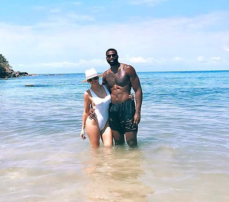 Khloé Kardashian and Tristan Thompson