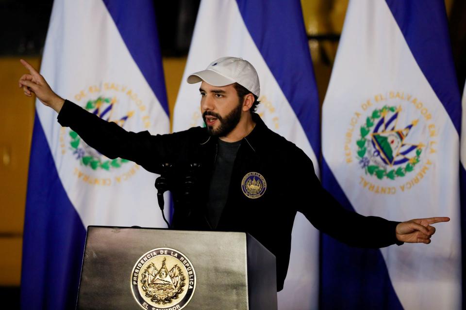 El presidente de El Salvador, Nayib Bukele (REUTERS/Jose Cabezas).